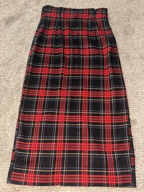 Retro Plaid Skirt